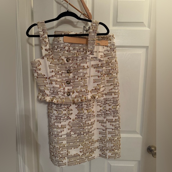 Sezane Dresses & Skirts - Sezane Felicia Skirt and Heidi Blouse Sezane-  fitted woven